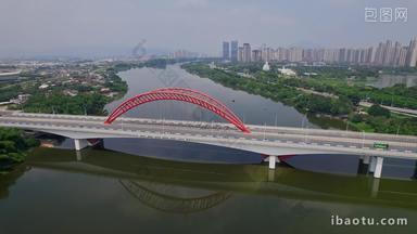 航拍漳州九龙江大桥